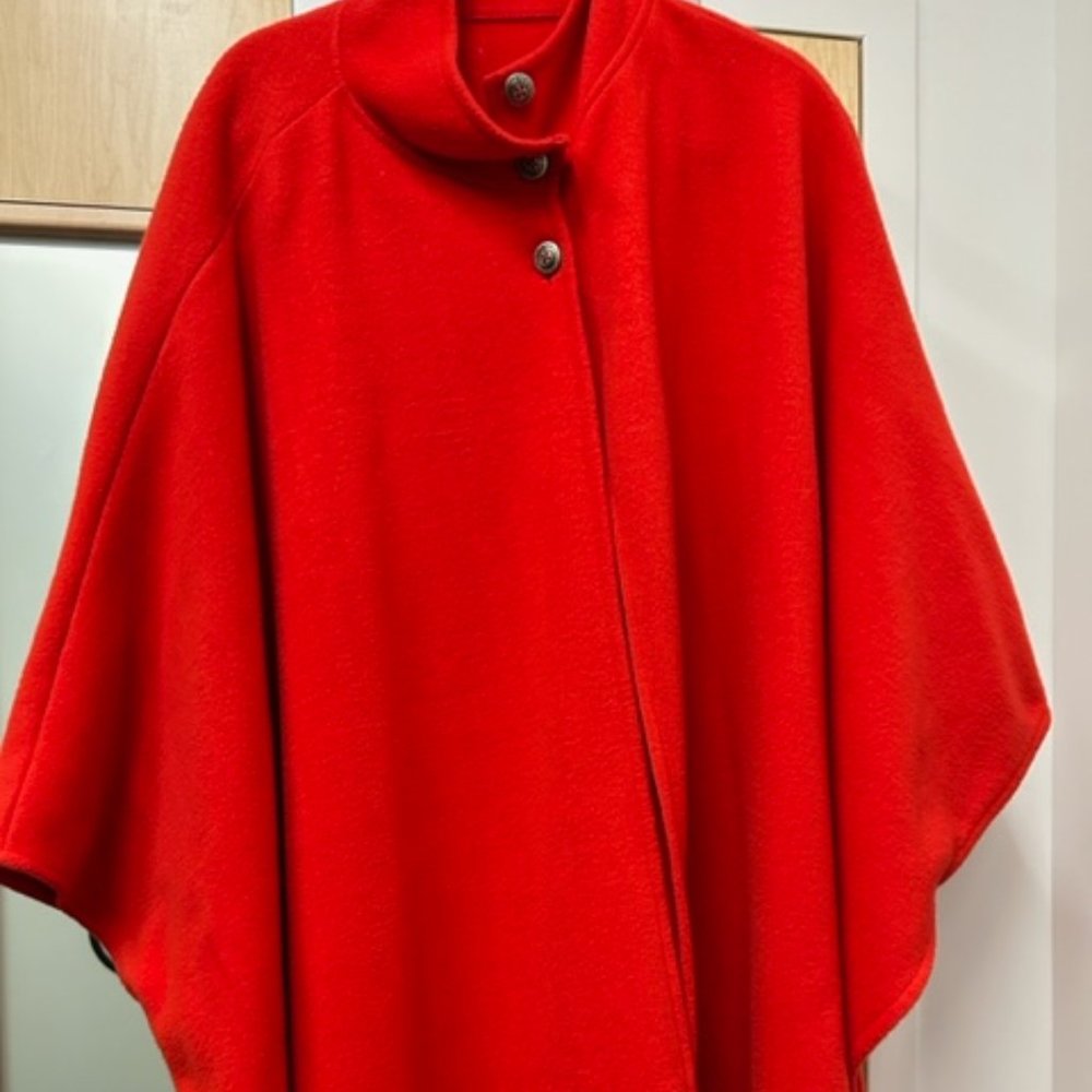 Red Fleece Cape